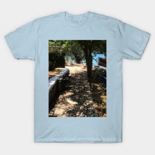 Mediterranean stone terrace T-Shirt